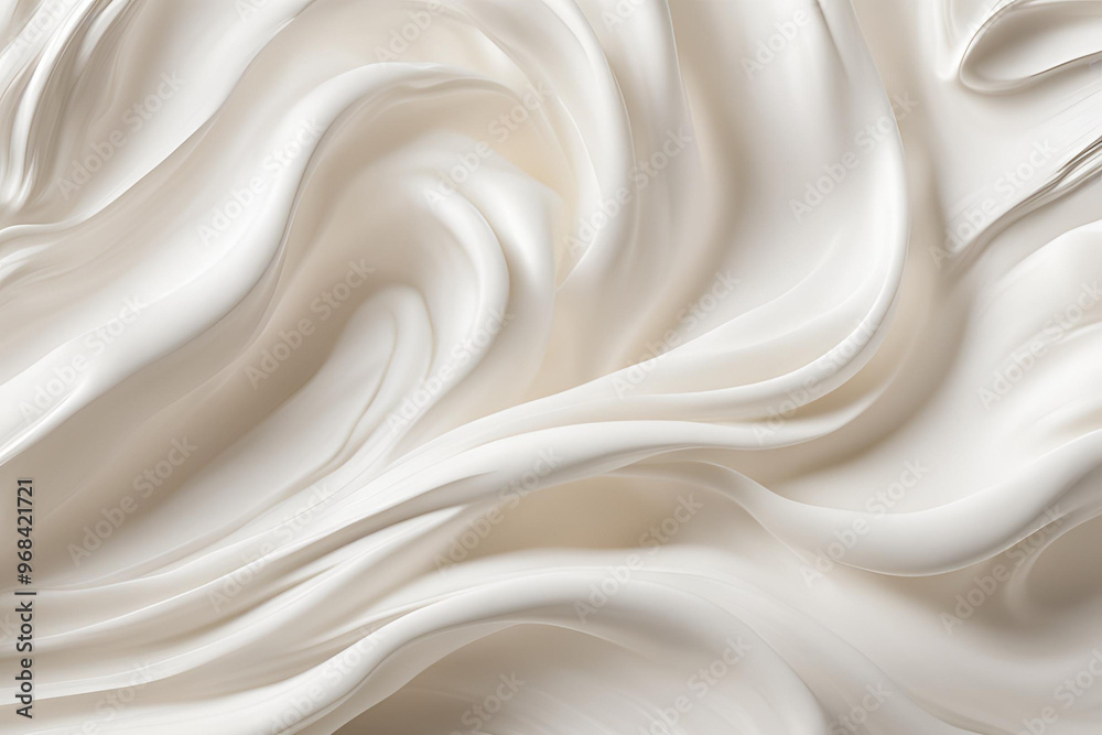 White cream texture stroke composition background. Skincare cosmetic product swatch White cream texture stroke composition background. Skincare cosmetic product swatch