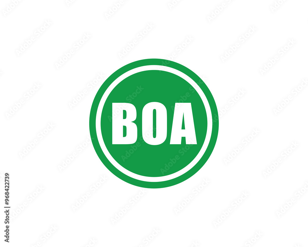 BOA logo design vector template. BOA BOA logo design vector template. BOA