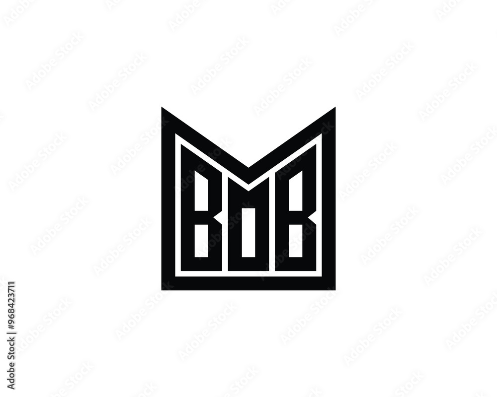 BOB Logo design vector template. BOB BOB Logo design vector template. BOB