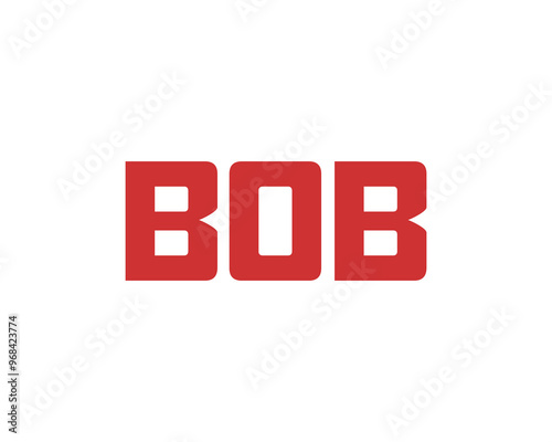 BOB Logo design vector template. BOB