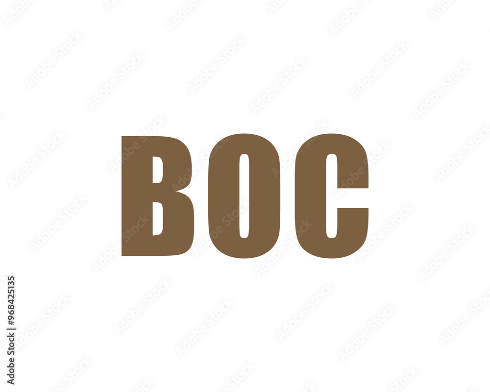 BOC Logo design vector template. BOC BOC Logo design vector template. BOC