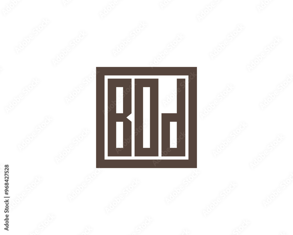 BOD logo design vector template. BOD BOD logo design vector template. BOD