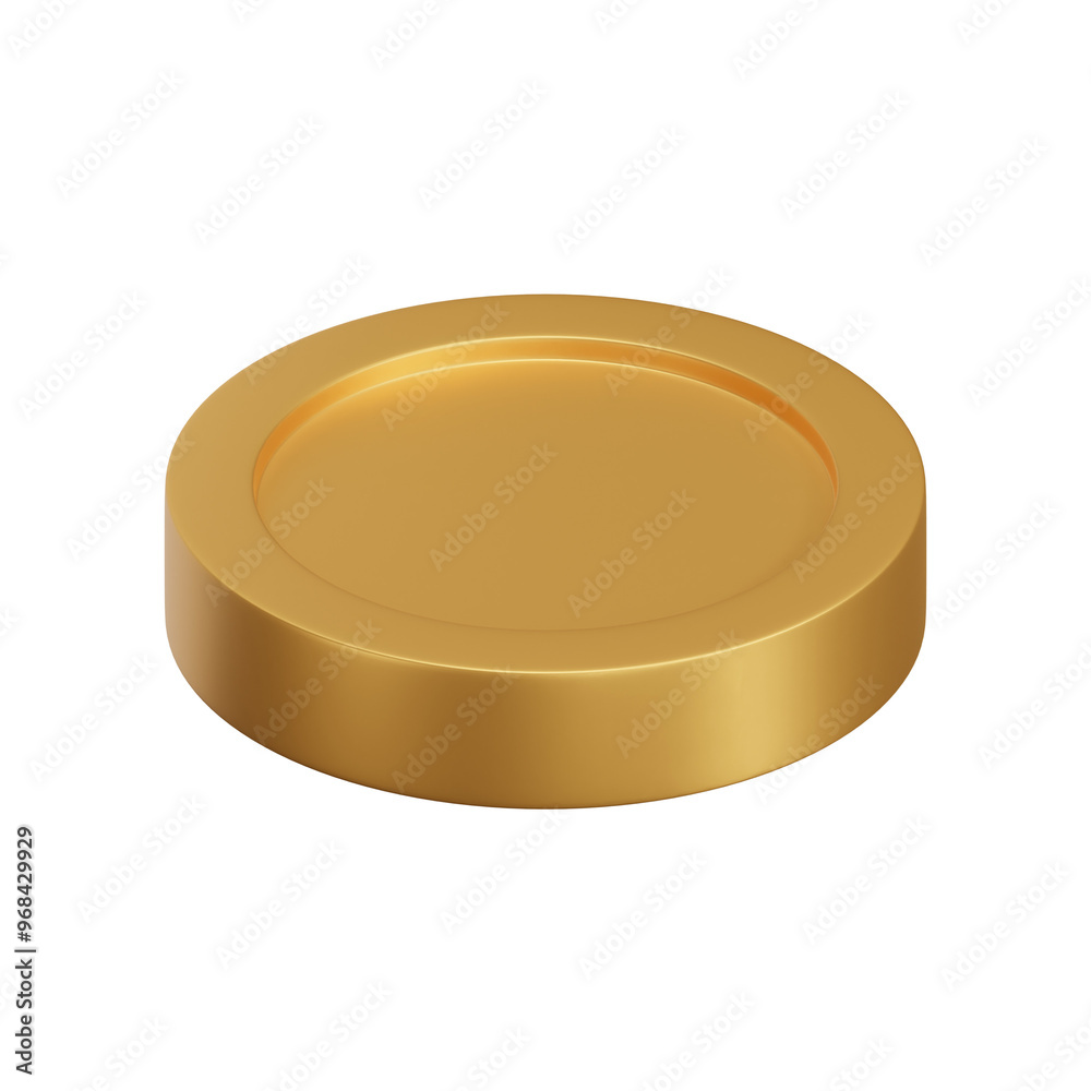 gold coin isolated