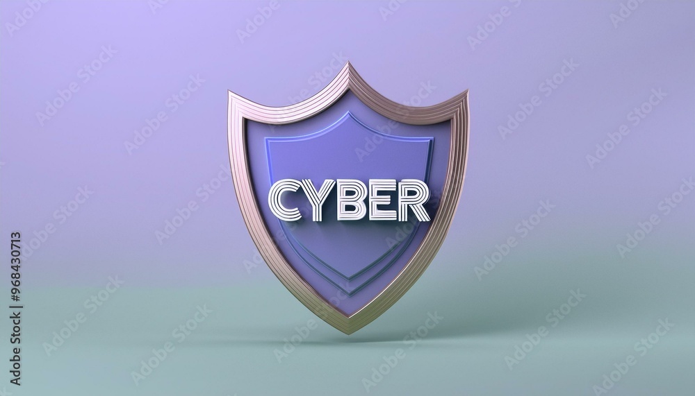 A modern cyber shield symbol representing digital security and protection, showcasing strength and innovation in technology. A modern cyber shield symbol representing digital security and protection, showcasing strength and innovation in technology.