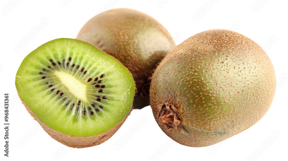 Fototapeta premium Kiwi on transparent background