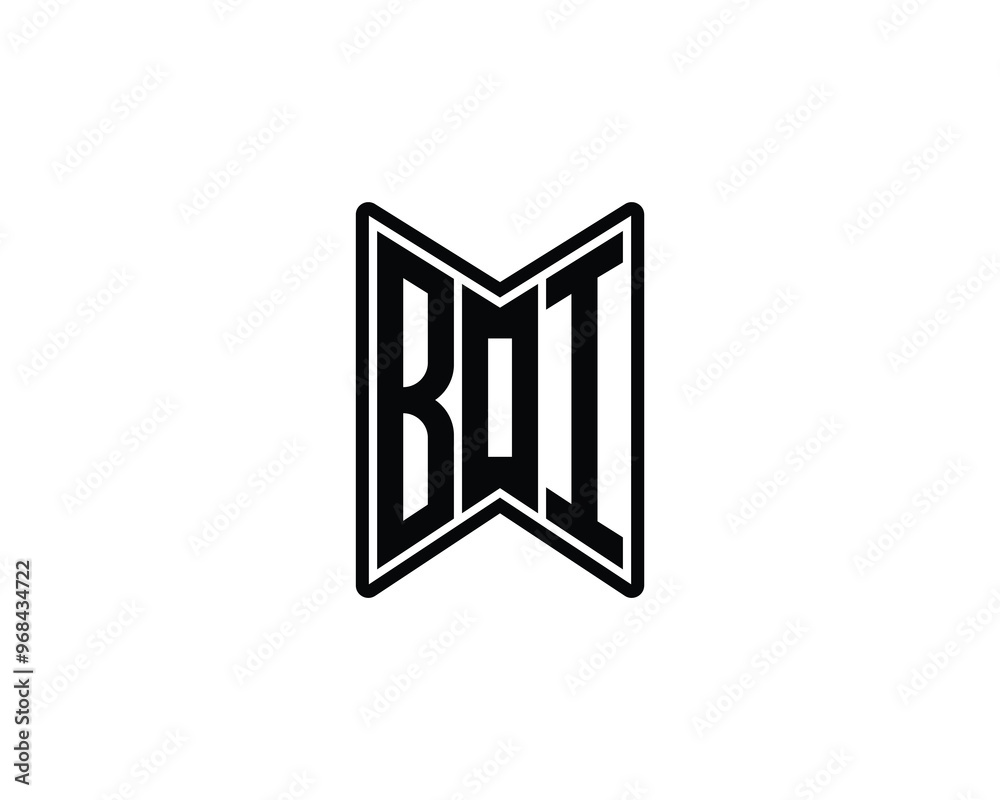 BOI logo design vector template. BOI BOI logo design vector template. BOI
