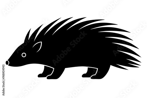 porcupine animal ,porcupine silhouette,porcopine icon