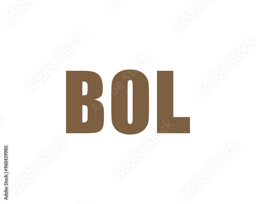 BOL logo design vector template. BOL