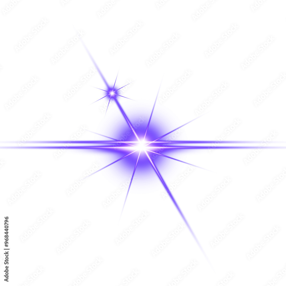 Obraz premium Realistic lens flare, Sun light rays effect. Glowing light effect