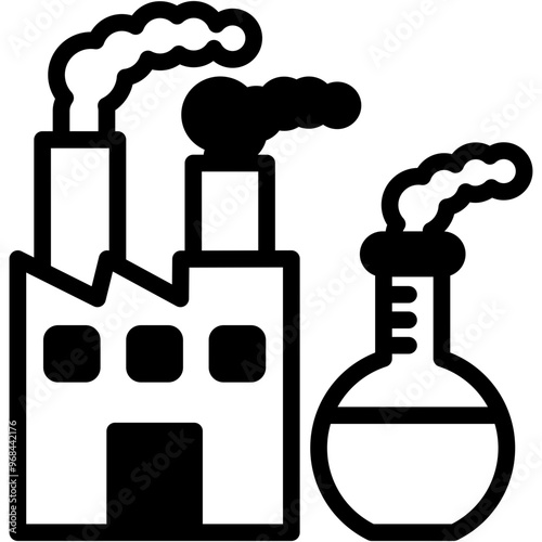 Chemical Pollution Icon