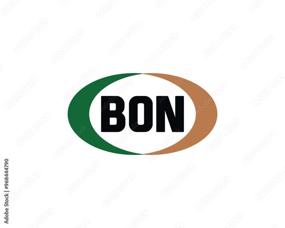 BON logo design vector template. BON BON logo design vector template. BON