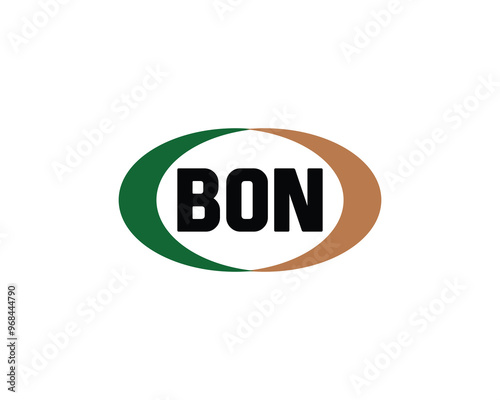 BON logo design vector template. BON
