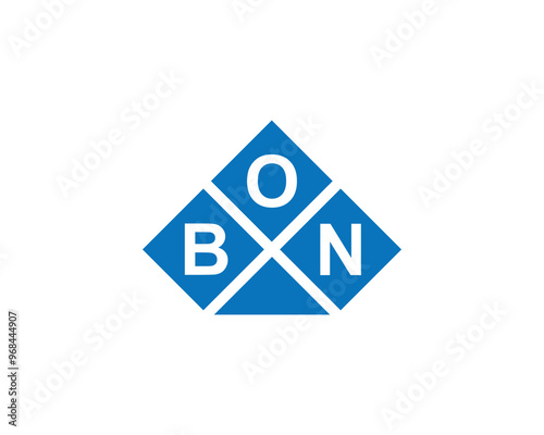 BON logo design vector template. BON