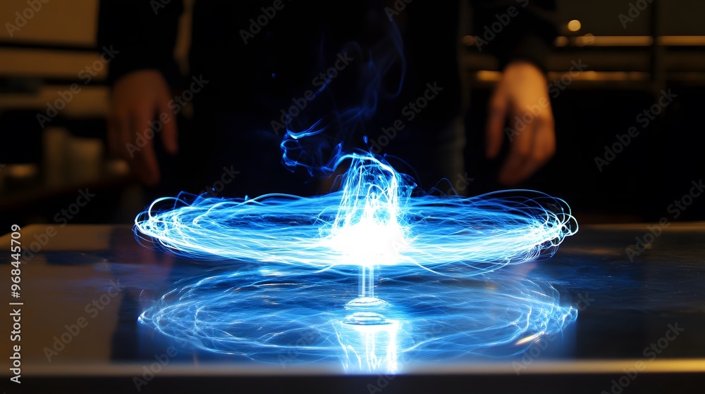 23. A demonstration of the photoelectric effect with electrons being ...