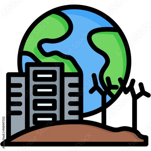 Environmental Degradation Icon