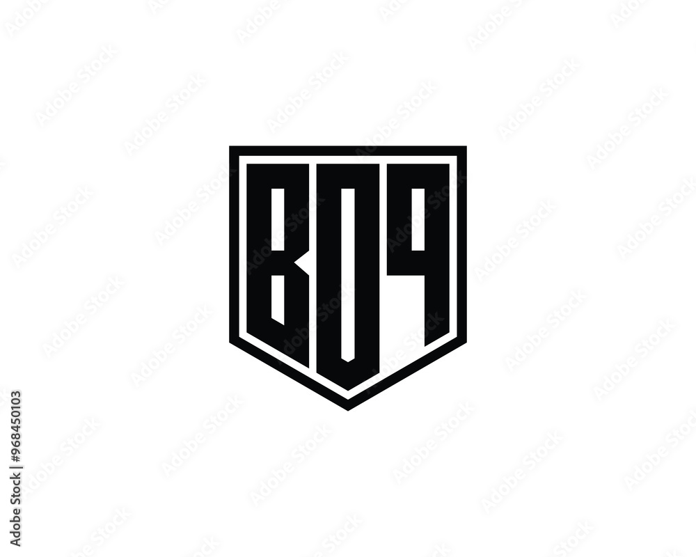BOQ logo design vector template. BOQ BOQ logo design vector template. BOQ