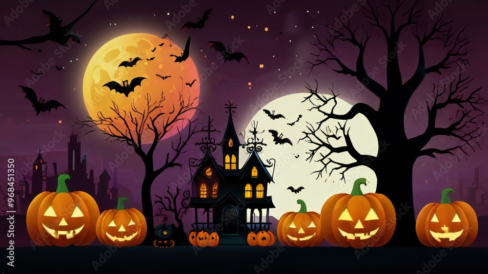halloween background with pumpkin halloween background with pumpkin