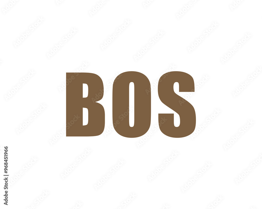 BOS logo design vector template. BOS BOS logo design vector template. BOS