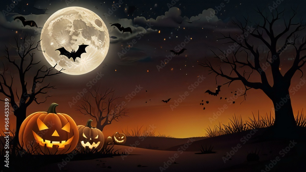 halloween background with pumpkin halloween background with pumpkin