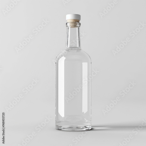 Wallpaper Mural packaging mockup, glass bottle  for advertisement Torontodigital.ca