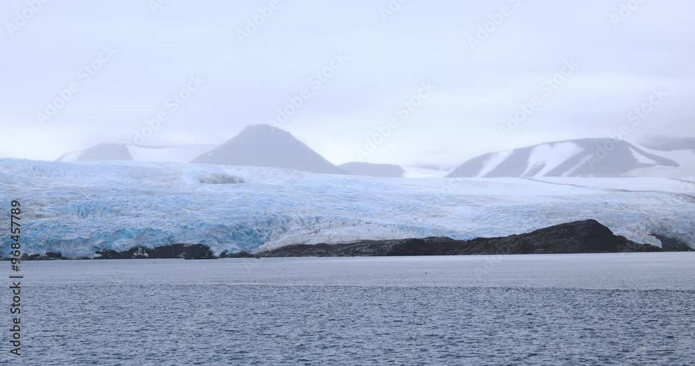 Nordenskiold Glacier In The Arctic, The Nature Of Svalbard Nordenskiold Glacier In The Arctic, The Nature Of Svalbard