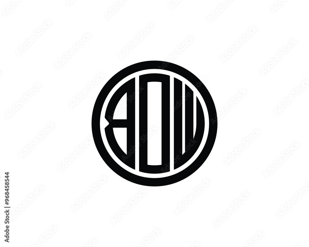 BOW logo design vector template. BOW BOW logo design vector template. BOW