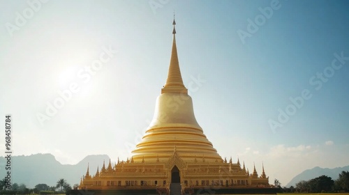 Golden Splendor: Pha That Luang Radiating Lao Heritage photo