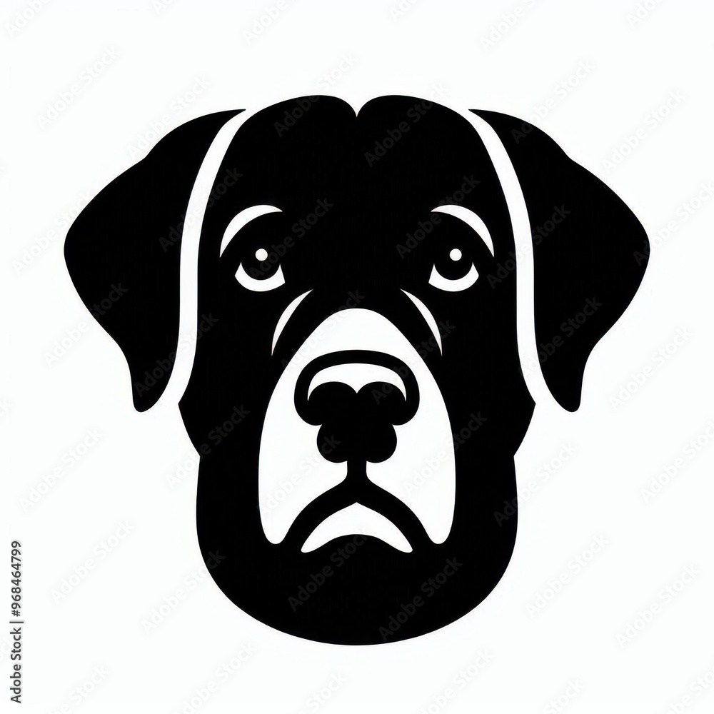 silhouettes of dog head icon silhouettes of dog head icon