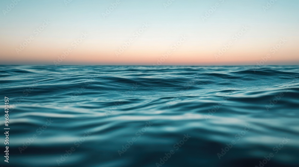 Fototapeta premium Ocean Waves at Sunset