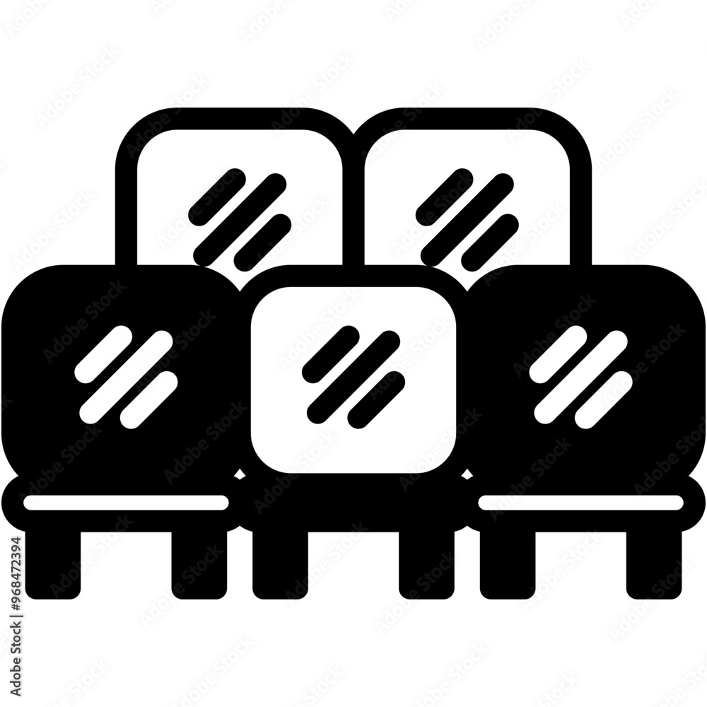 Fototapeta premium Bench Icon