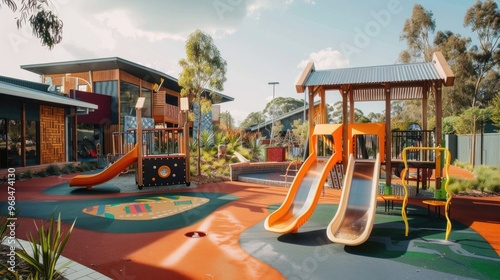Wallpaper Mural Eco friendly school playground made entirely from recycled materials Torontodigital.ca