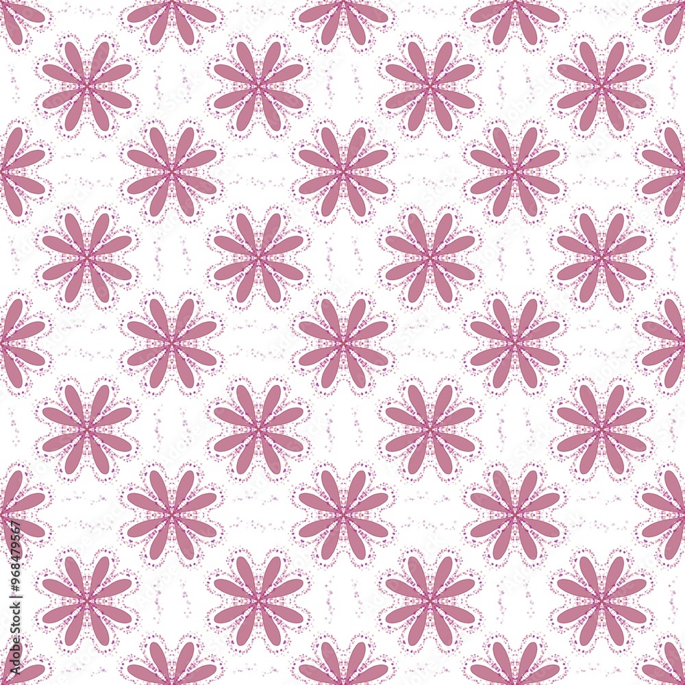 seamless pattern pink flower. seamless pattern pink flower.