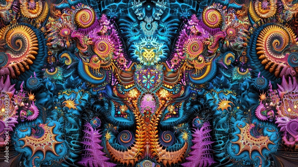 Fractalized Julia set with infinite kaleidoscopic detail Fractalized Julia set with infinite kaleidoscopic detail