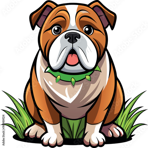 Realistic French bulldog dog Vector Graphics illustration EPS, PNG file for available free download