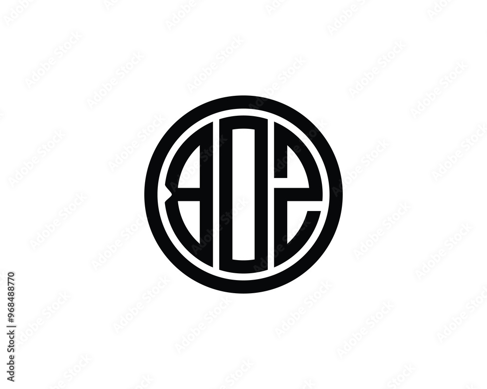 BOZ logo design vector template. BOZ BOZ logo design vector template. BOZ