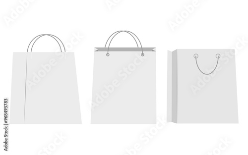 Shopping bag vector illustration image, shopping bag png image