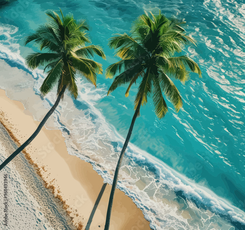 Aerobic exercise in a tropical beach setting