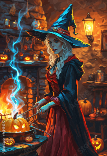 Enchanting Halloween: A Witch's Delight