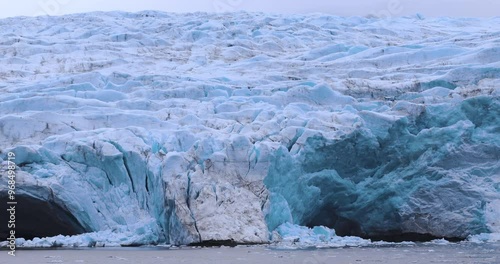 Nordenskiold Glacier In The Arctic, The Nature Of Svalbard