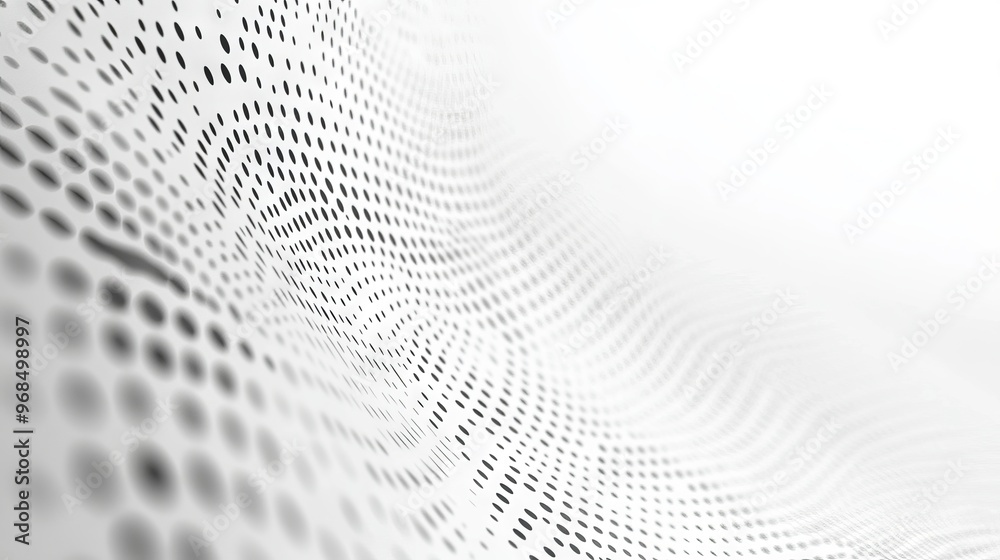 Modern halftone white and gray background with subtle pattern, ideal for web layouts, posters, banners, and contemporary design projects