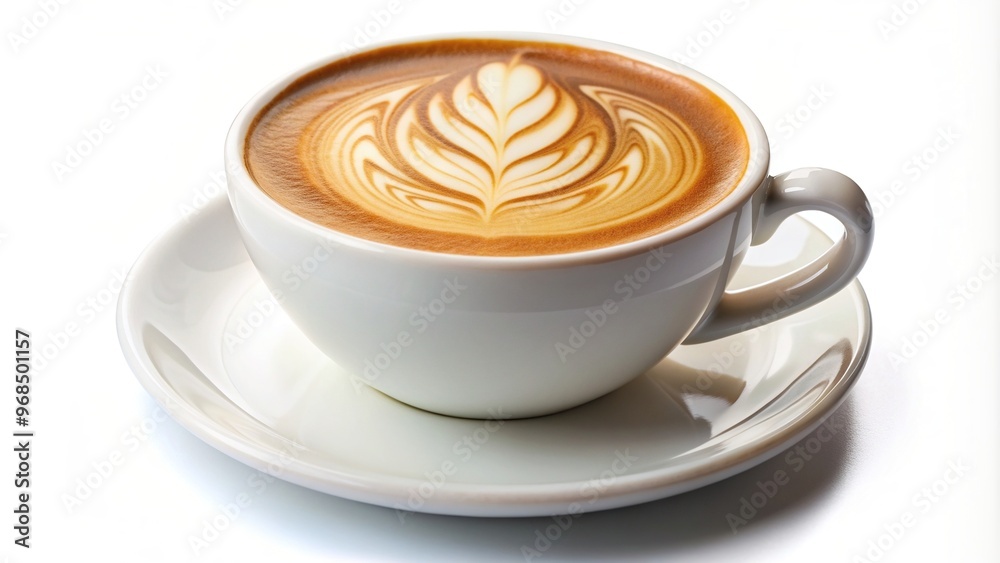 White ceramic cup of cappuccino with latte art isolated over white background, caffeine, gourmet, isolated, latte, ceramic, breakfast, foam, hot beverage, morning, drink,cappuccino White ceramic cup of cappuccino with latte art isolated over white background, caffeine, gourmet, isolated, latte, ceramic, breakfast, foam, hot beverage, morning, drink,cappuccino