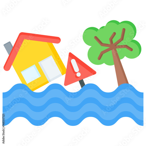 Flash Flood Icon