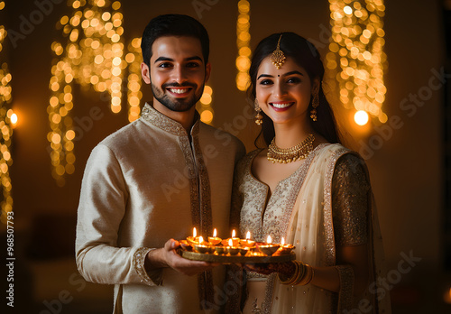 Diwali (Varies, often in October or November) – The Hindu festival of lights, celebrating the victory of light over darkness. photo