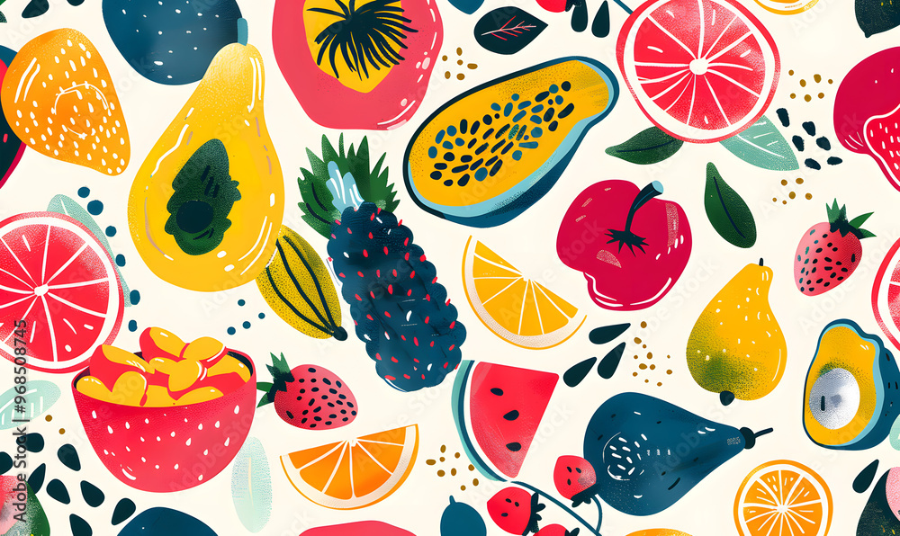 fruits and vegetable herbal concept for background or 2d illustrator cartoon. fruits and vegetable herbal concept for background or 2d illustrator cartoon.