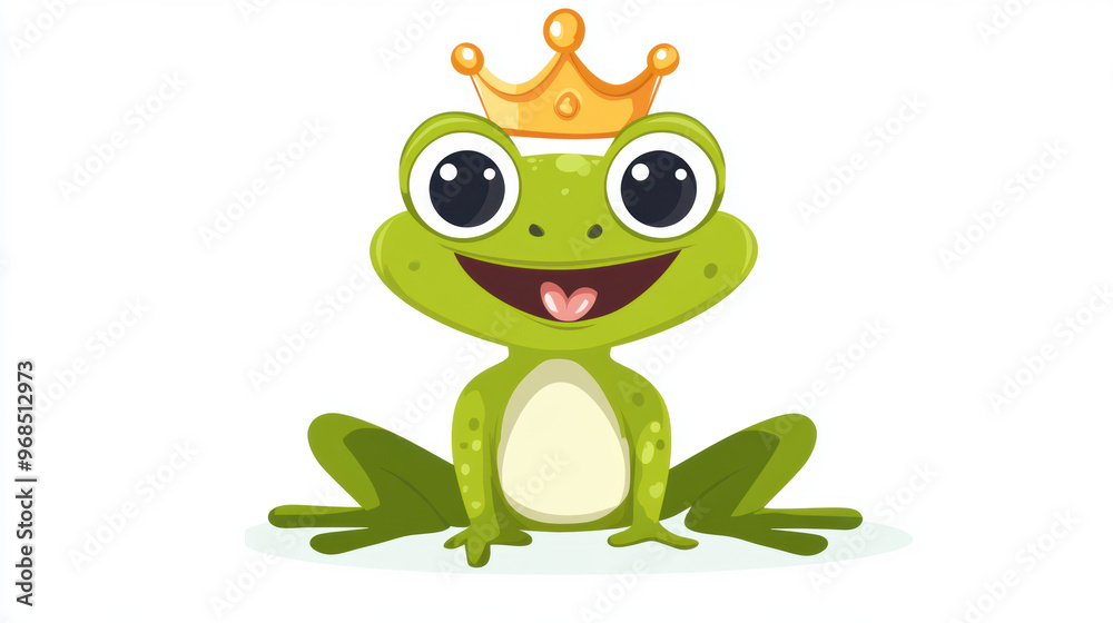 Frog King Cartoon. Frog King Cartoon.