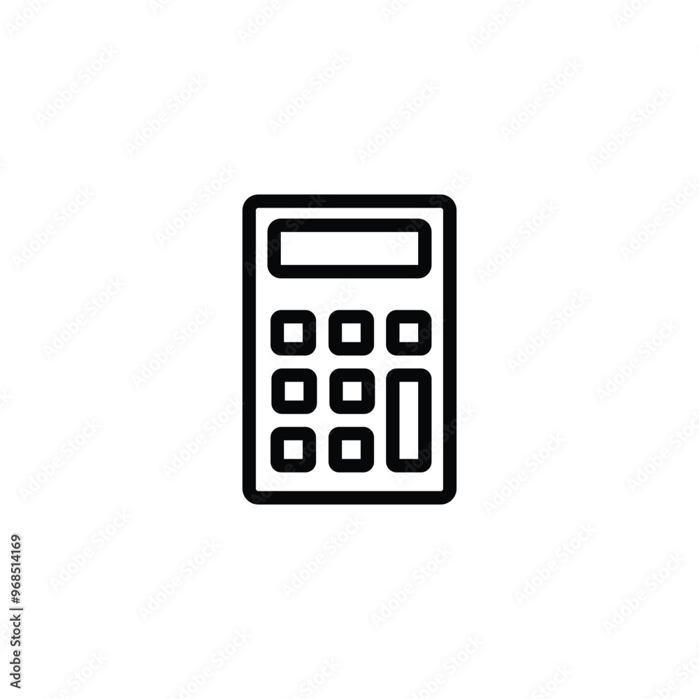 Calculator icon stock vector illustration Calculator icon stock vector illustration