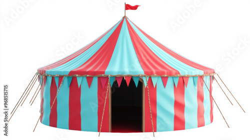 Circus Tent Isolated.