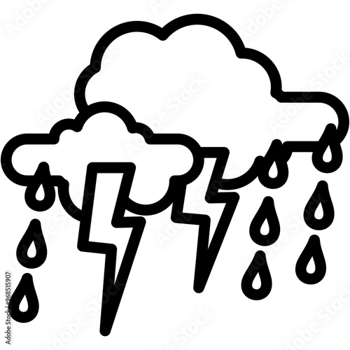 Rain Storm Icon