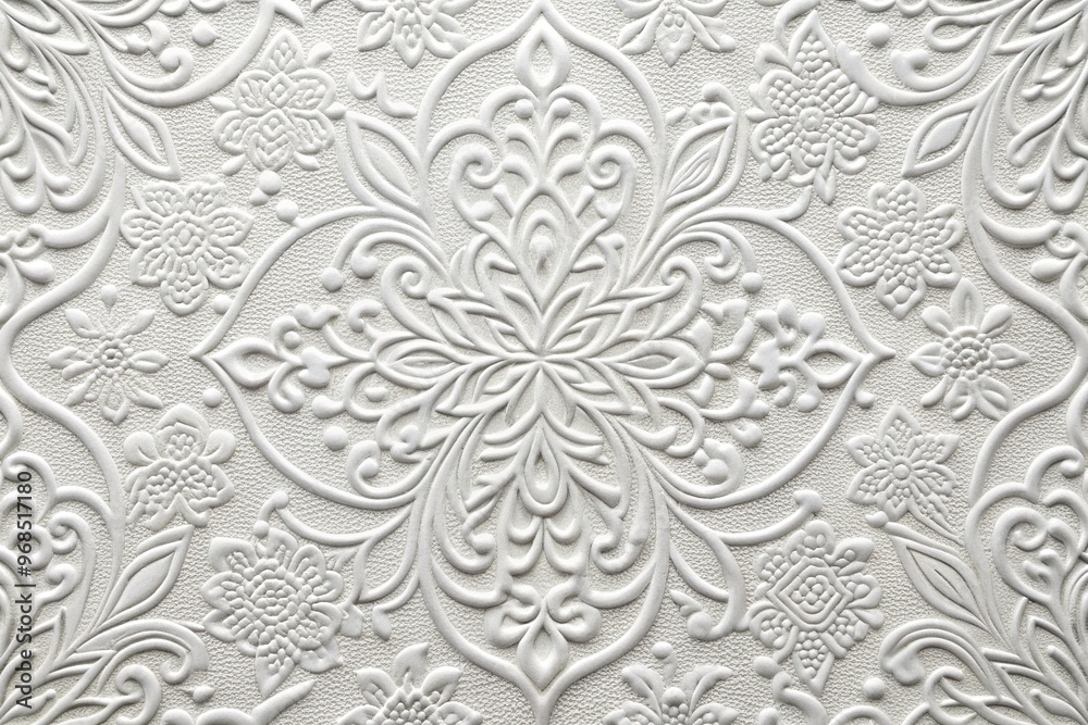 A detailed description of the stock photo A long shot of a textured embossed white paper featuring intricate patterns created by the raised surface, background, embossed paper A detailed description of the stock photo A long shot of a textured embossed white paper featuring intricate patterns created by the raised surface, background, embossed paper