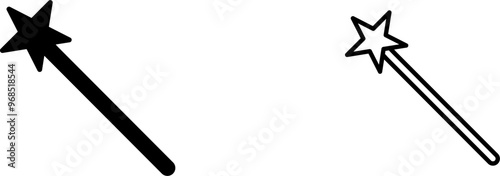 Unique Magic Vector Icon